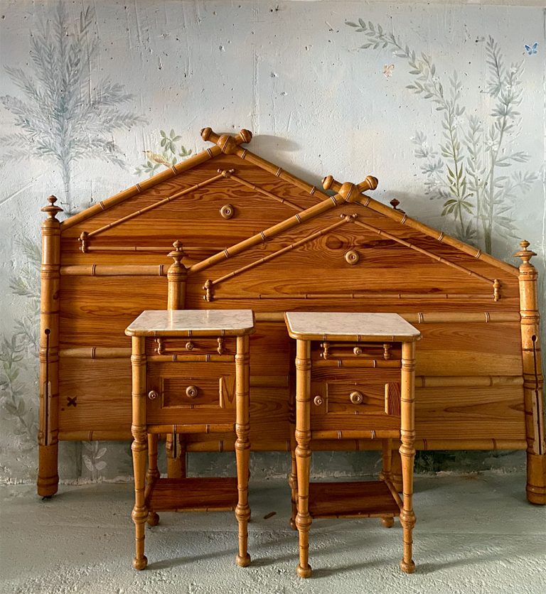 Letto francese Faux Bamboo
