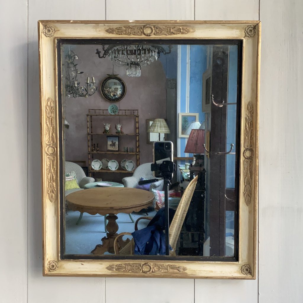 Specchio Impero bianco