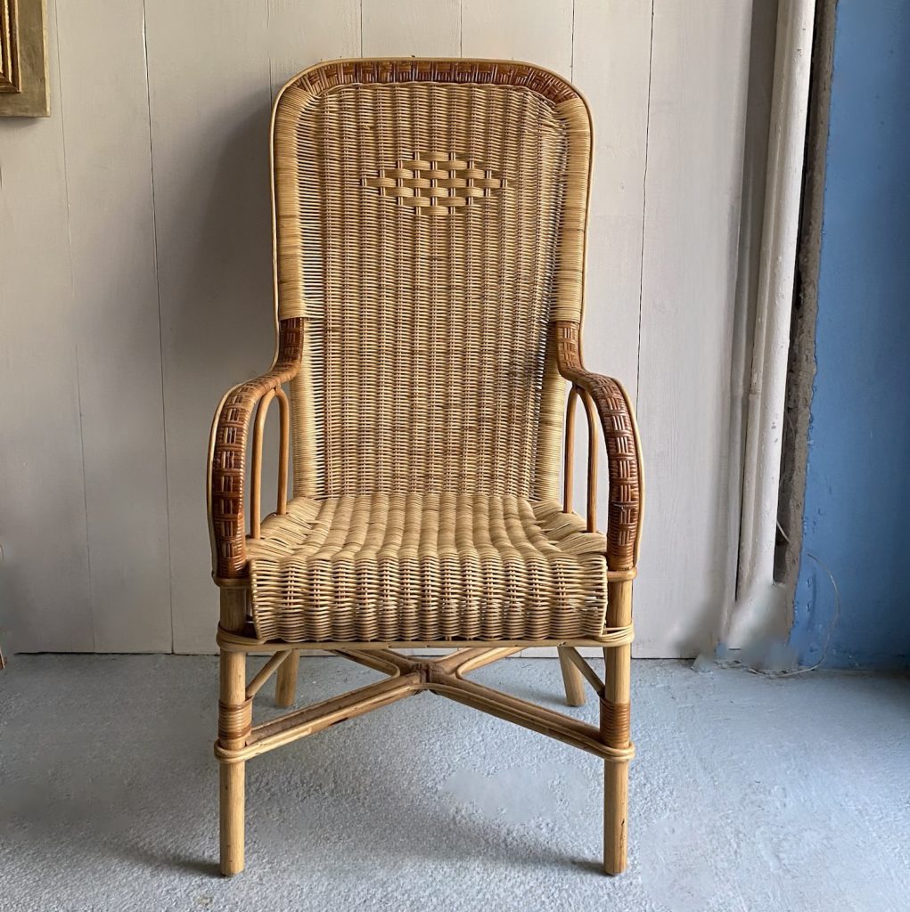 Poltrona in vimini