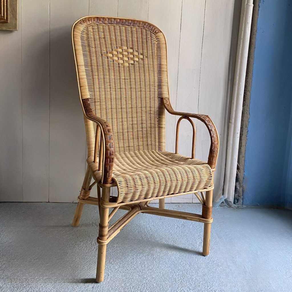 Poltrona in vimini