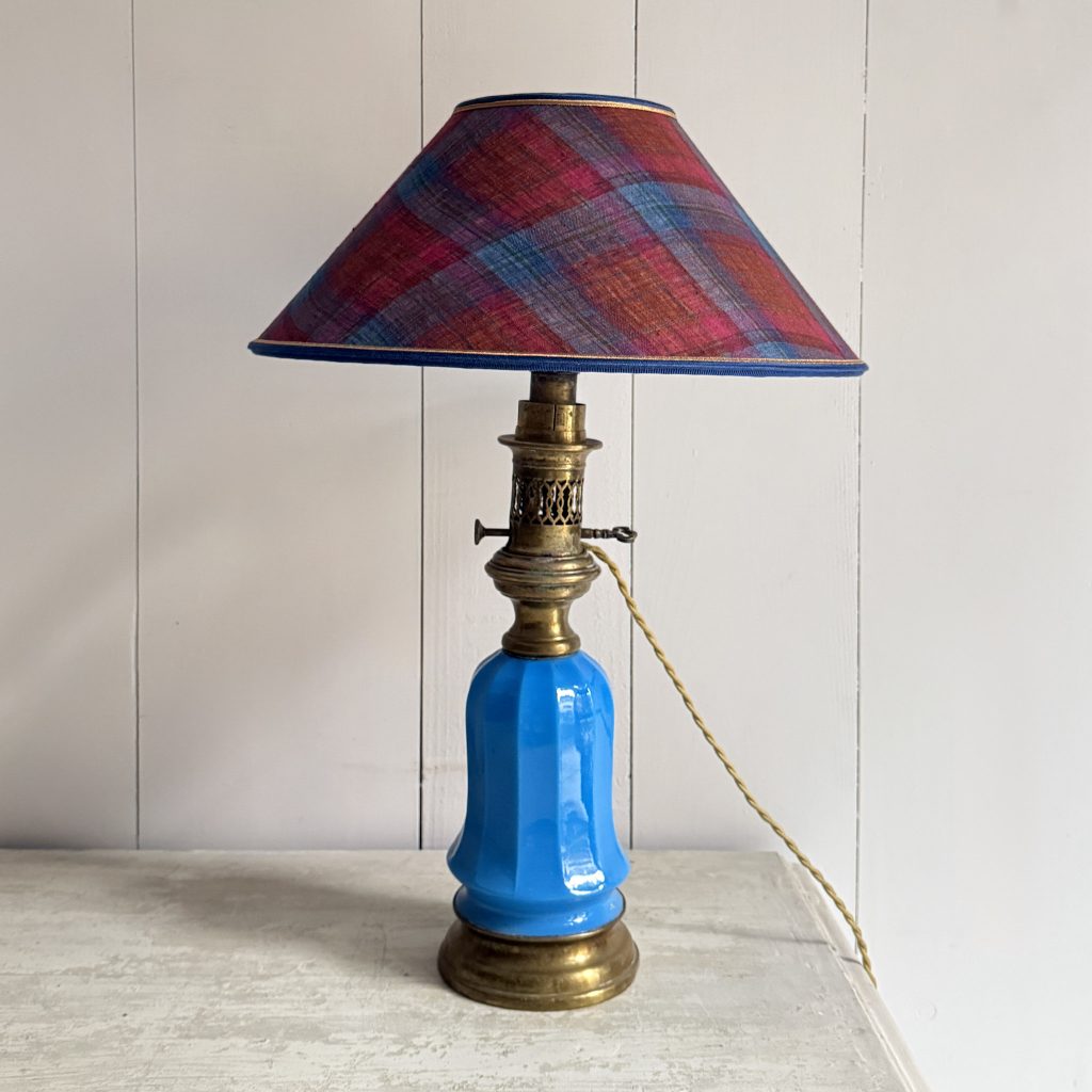 Coppia di lampade opaline